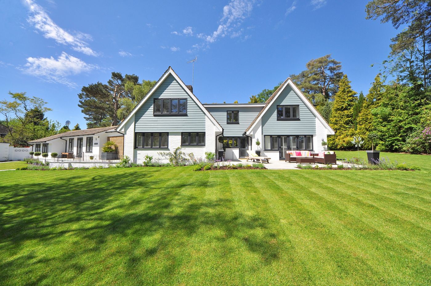 A freshly cut lawn — garden maintenance in Cornwall